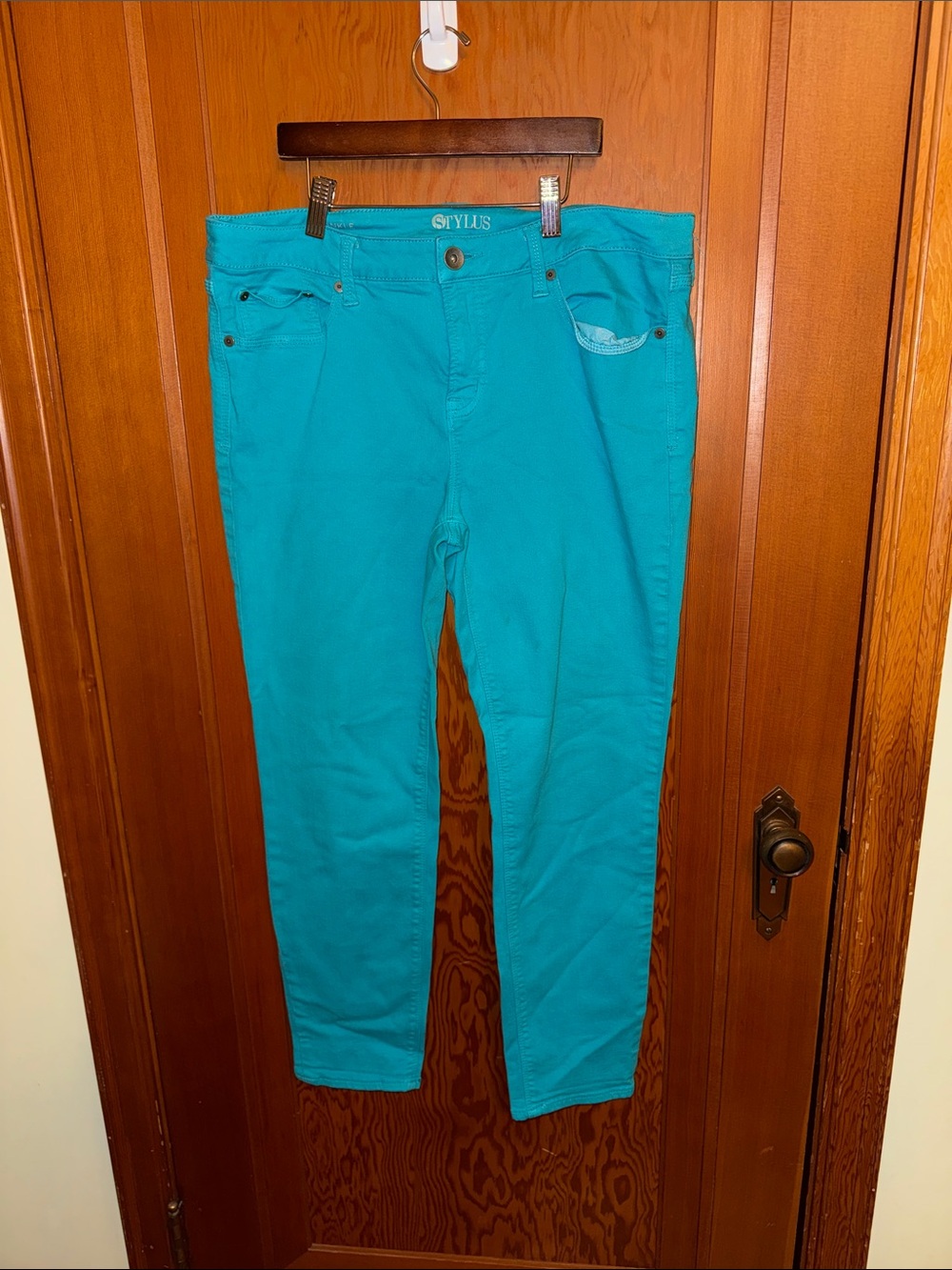 STYLUS Teal Skinny Women's Jeans